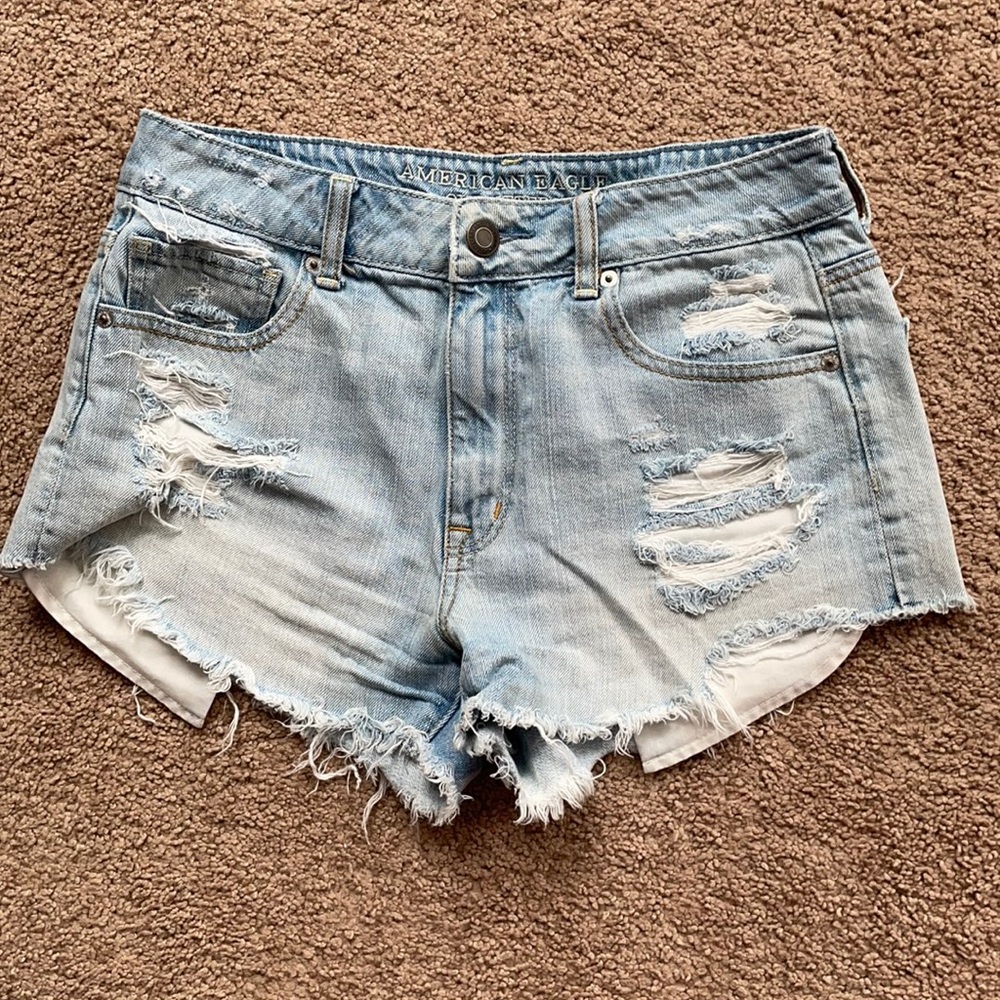 American Eagle denim cutoff shorts
